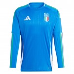 Günstige Fußballtrikots Italien Heimtrikot EURO 2024 Langarm